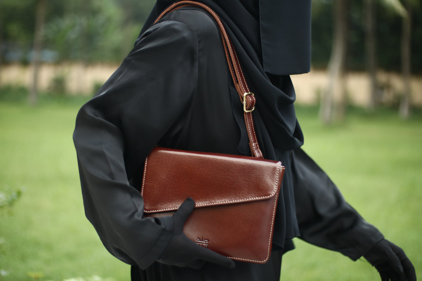 'HIMAYAH' (حماية) - Hira Tan Leather Quran Sleeve