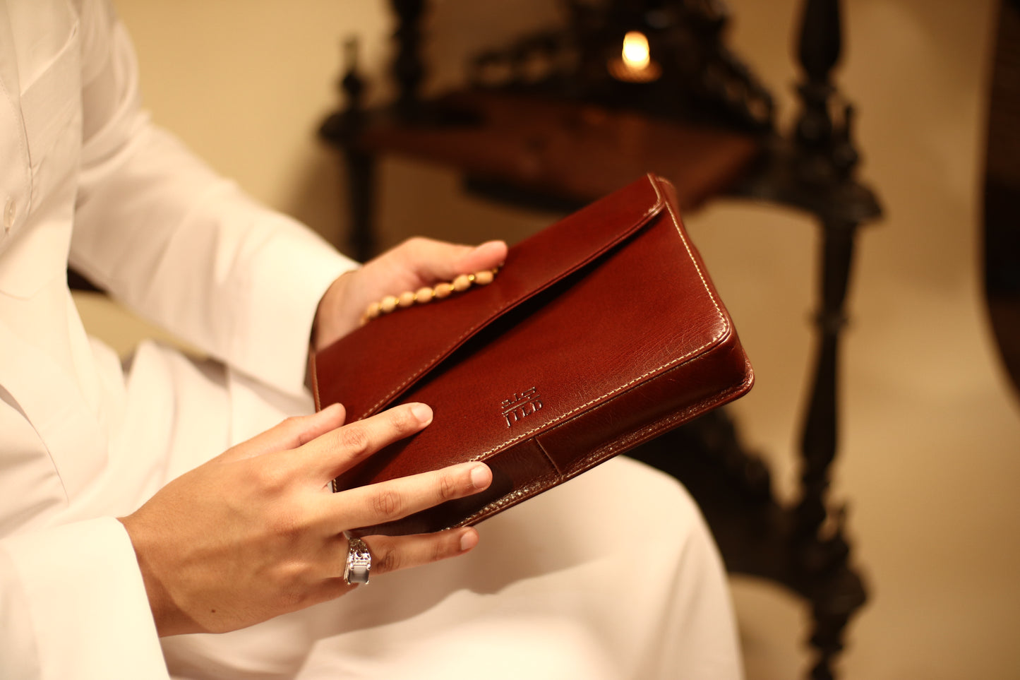 'HIMAYAH' (حماية) - Badr Brown Leather Quran Sleeve