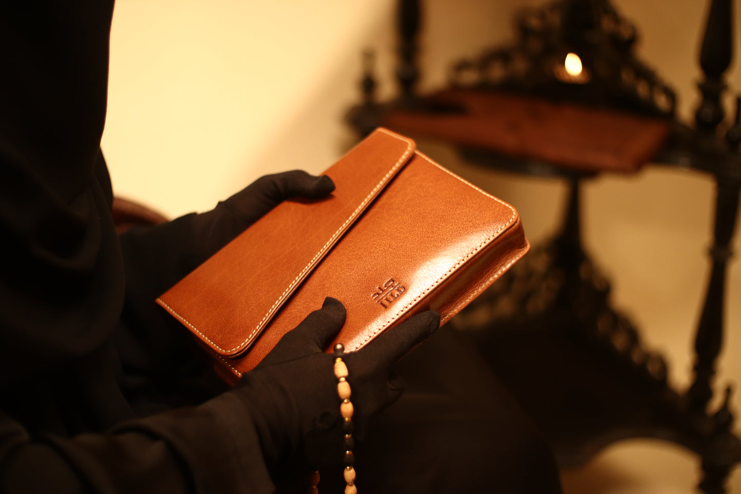 'HIMAYAH' (حماية) - Hira Tan Leather Quran Sleeve