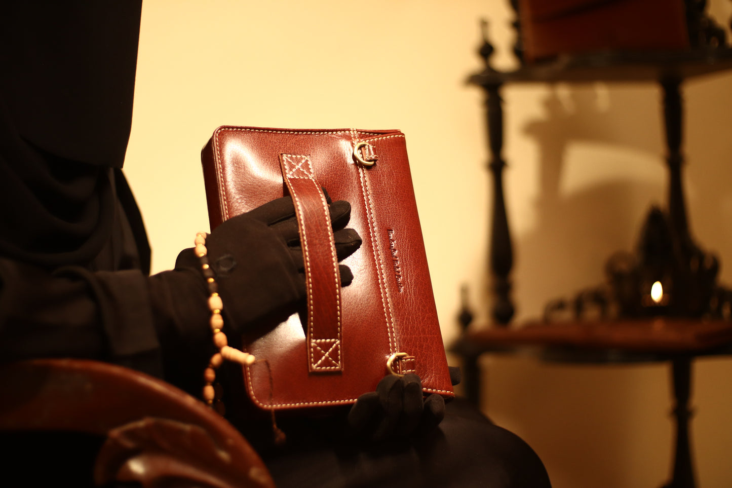 'HIMAYAH' (حماية) - Badr Brown Leather Quran Sleeve