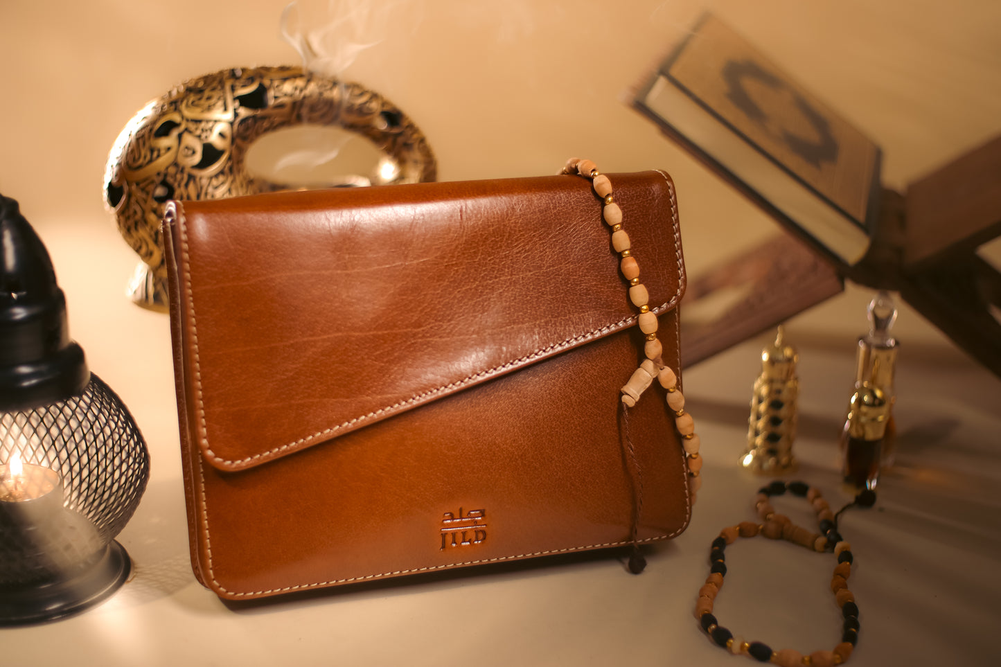 'HIMAYAH' (حماية) - Hira Tan Leather Quran Sleeve